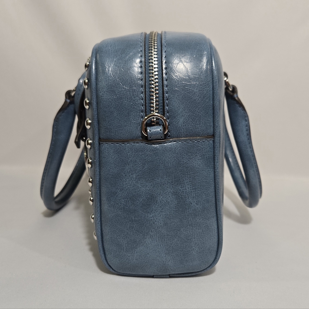 Michael Kors Thompson Cornflower MD Duffle Satchel Purse - Picture 8 of 16